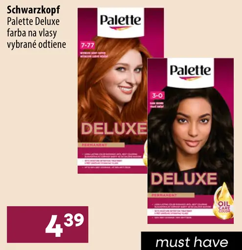 Schwarzkopf Palette Deluxe farba na vlasy Medený 6-70 (667)