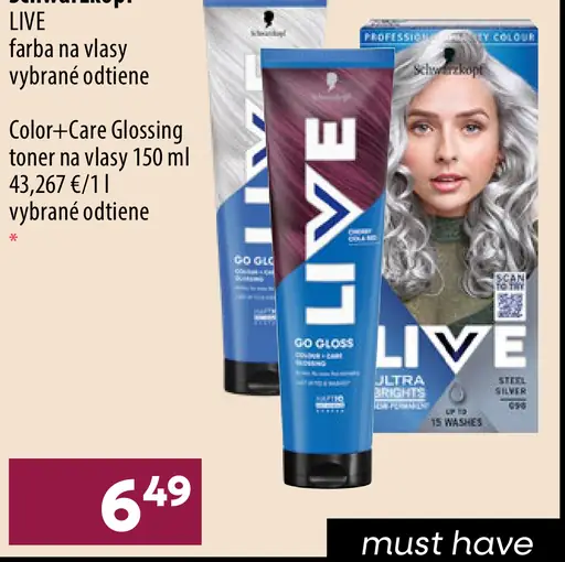 Schwarzkopf LIVE farba na vlasy