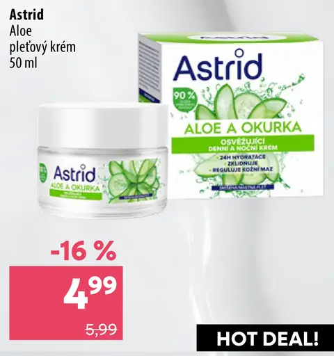Astrid Aloe pleťový krém