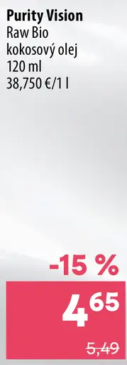 Purity Vision BIO kokosový olej