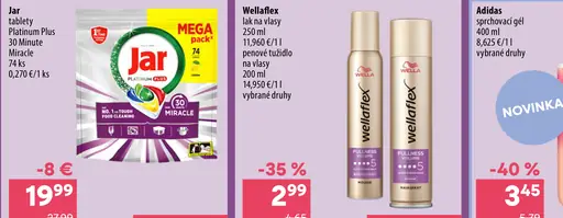 Jar Platinum Plus 30 Minute Miracle tablety do umývačky riadu