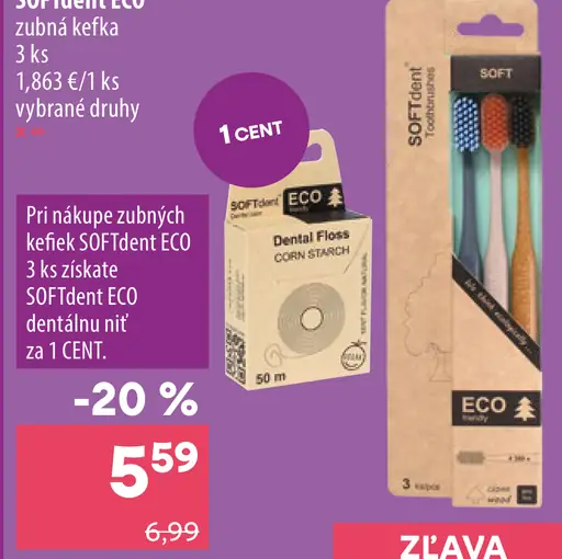 Soft Dent Eco zubná kefka