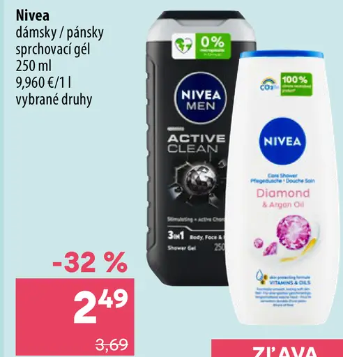 Nivea dámsky/pánsky sprchový gél
