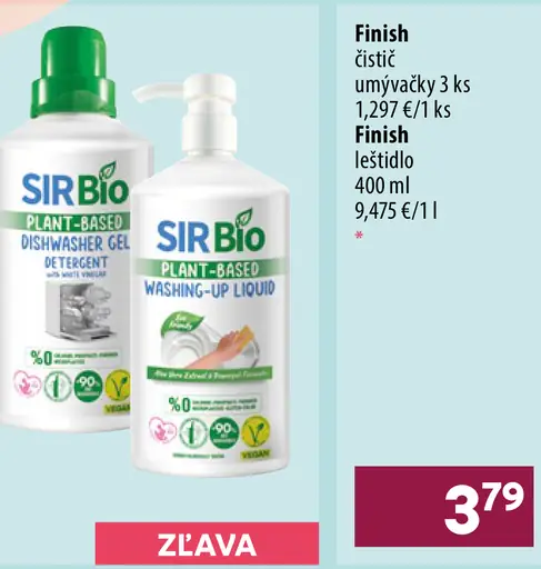 Sir Bio prostriedok na ručné umývanie riadu