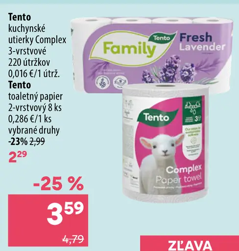 Tento kuchynské utierky 3-vrstvové