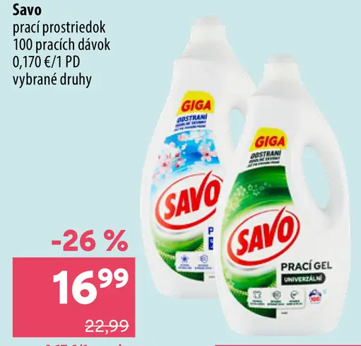 Savo prací prostriedok