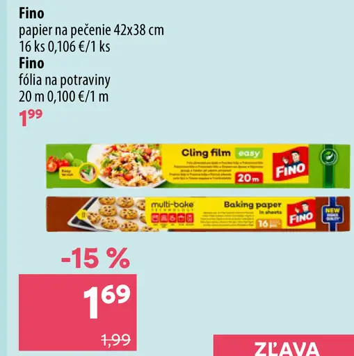 Fino papier na pečenie