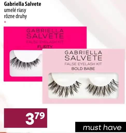 Gabriella Salvete umelé riasy