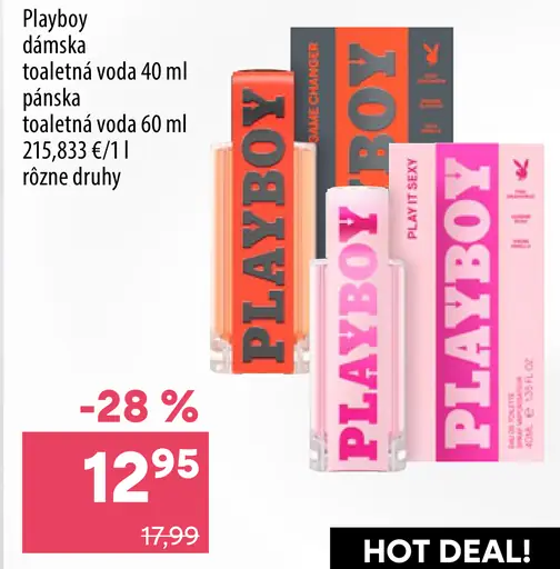 Playboy toaletná voda dámska / pánska