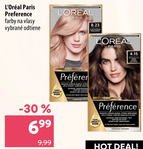 L'Oréal Paris Préférence farba na vlasy
