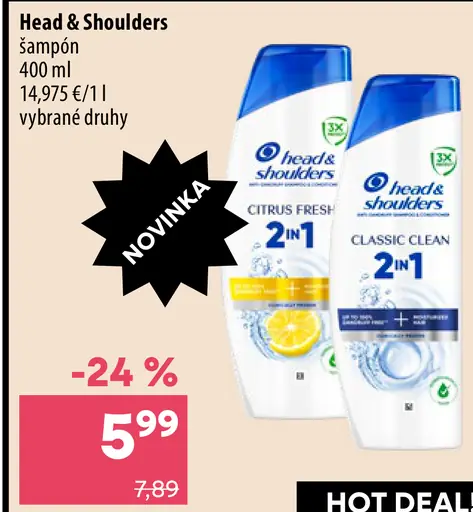 Head & Shoulders šampón 2 v 1