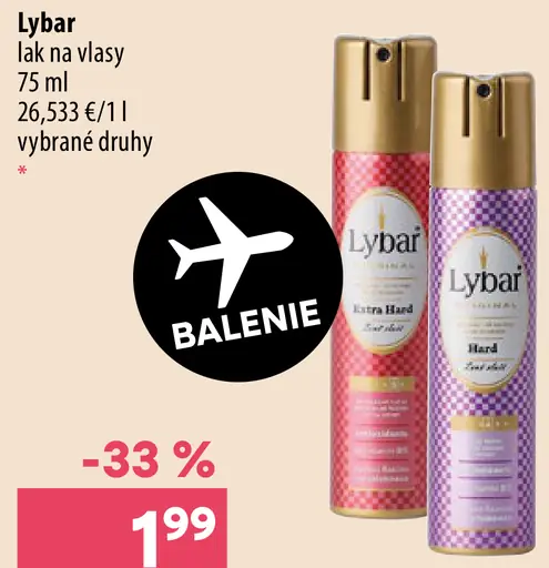 Lybar lak na vlasy