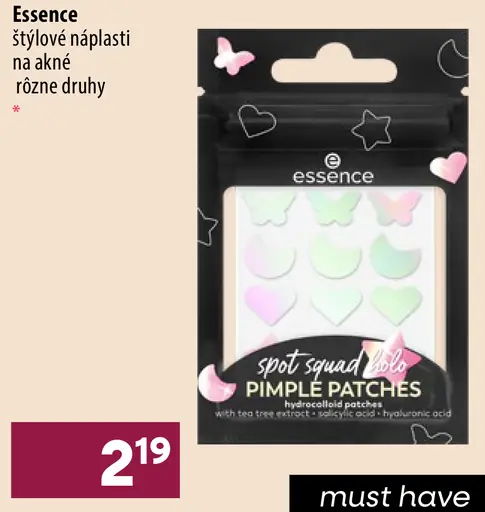 Essence štýlové náplasti na akné