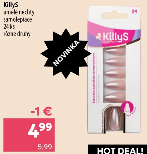 KillyS umelé nechty samolepiace