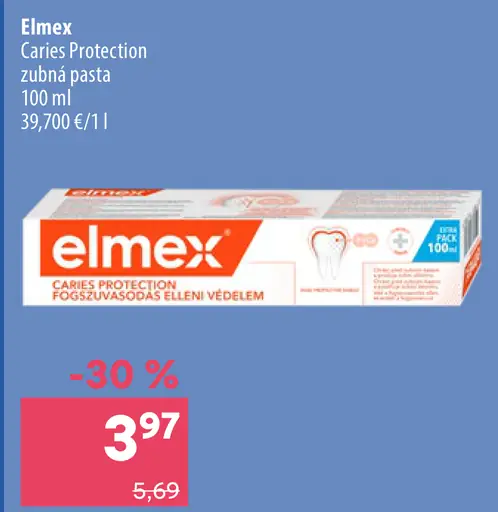 elmex® Caries Protection zubná pasta bez mentolu