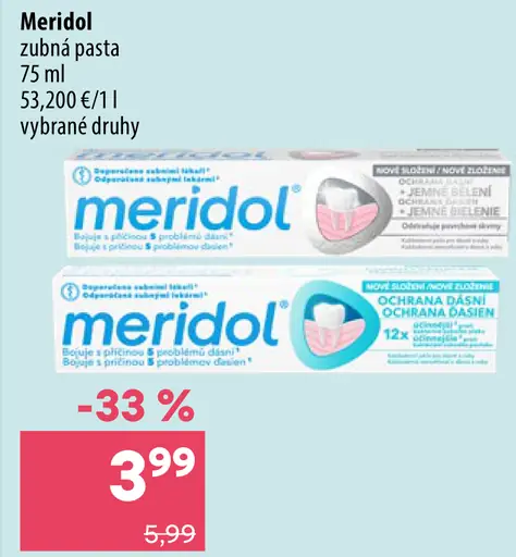Meridol zubná pasta