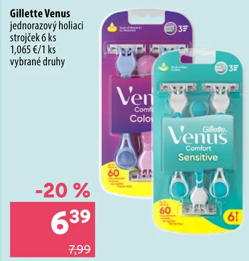 Gillette Venus jednorazový holiaci strojček