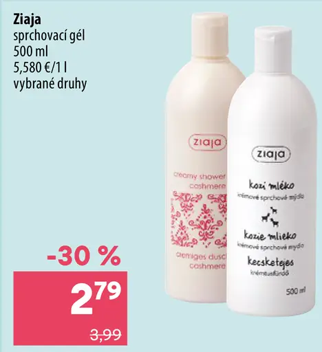 Ziaja sprchový gél