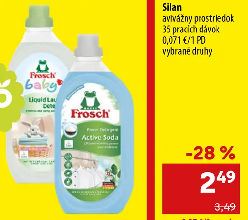 Frosch prací prostriedok 22 pracích dávok