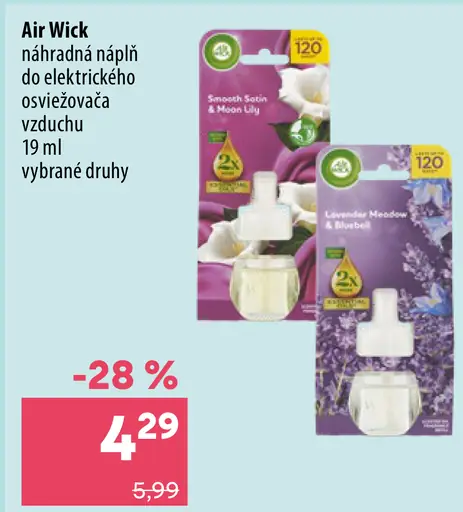 Air Wick náhradná náplň do elektrického osviežovača vzduchu