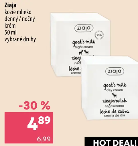 Ziaja kozie mlieko denný a nočný krém