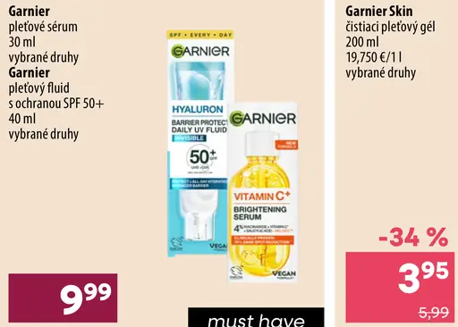 Garnier Skin čistiaci pleťový gél
