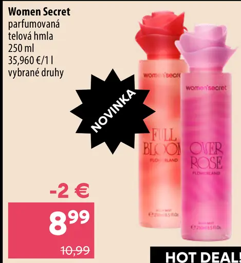 Women Secret parfumovaná telová hmla