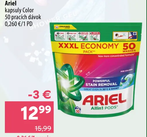 Ariel Allin1 PODS kapsuly na pranie Color