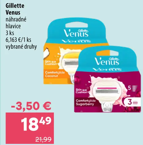 Gillette Venus Náhradné hlavice
