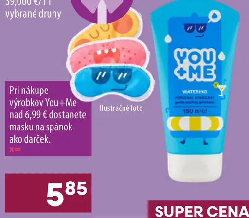 You + Me lubrikačný gél