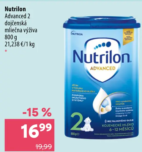 Nutrilon Advanced 2+ mliečna výživa