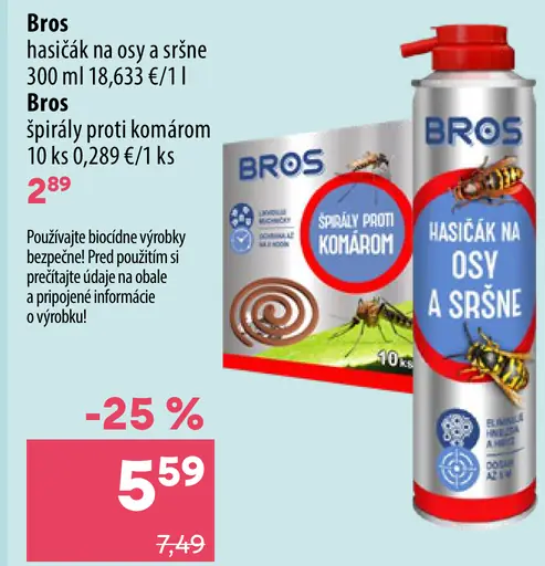 Bros hasičák na osy a sršne
