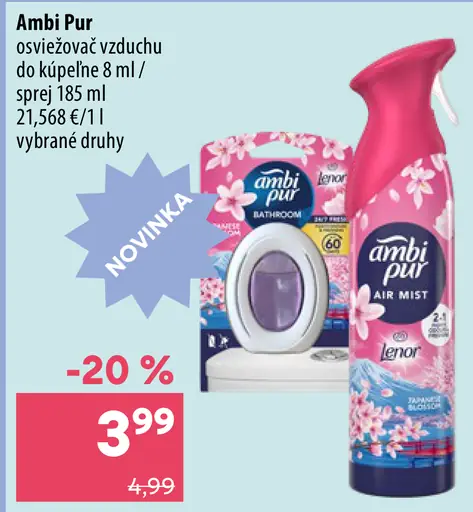 Ambi Pur Osviežovač vzduchu do kúpeľne