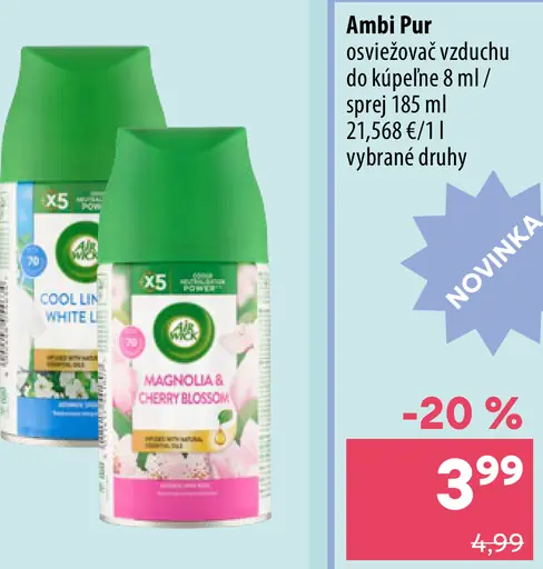 Ambi Pur Osviežovač vzduchu do kúpeľne