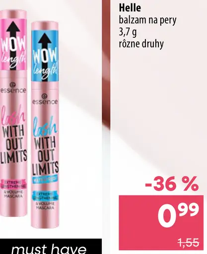 Helle balzam na pery, 3,7 g, rôzne druhy