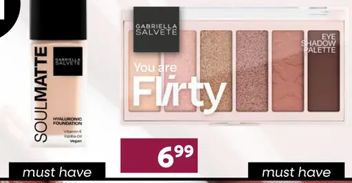 Gabriella Salvete paletka 6 očných tieňov