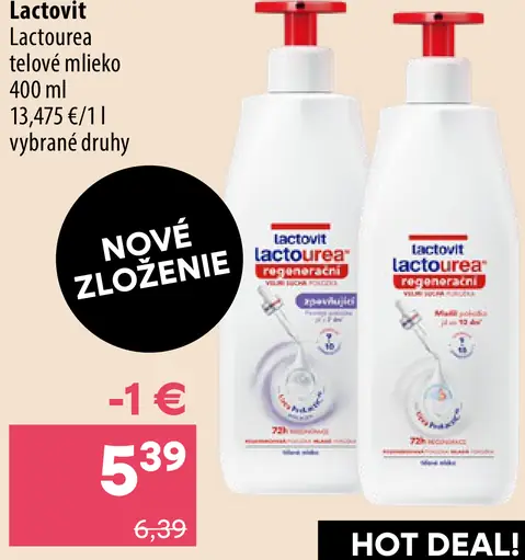 Lactovit Vyživujúce telové mlieko