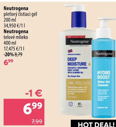 Neutrogena Ultra Gentle čistiaci pleťový gél