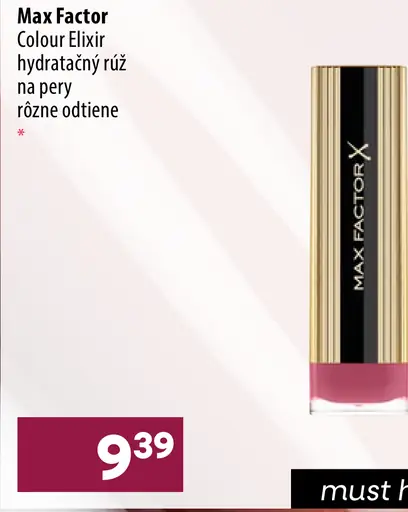Max Factor Colour Elixir hydratačný rúž na pery, rôzne odtiene