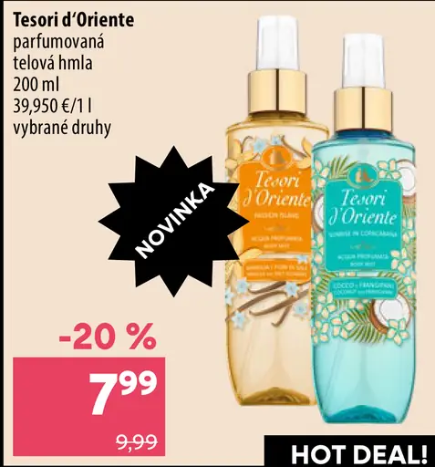 Tesori d'Oriente parfumovaná telová hmla