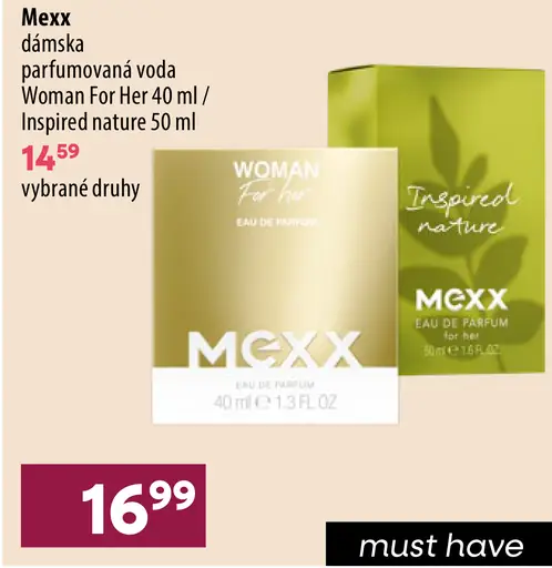 Mexx Inspired Nature parfumovaná voda