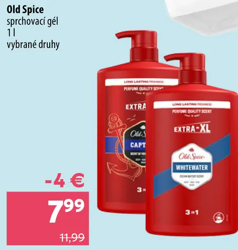 Old Spice sprchový gél vybrané druhy