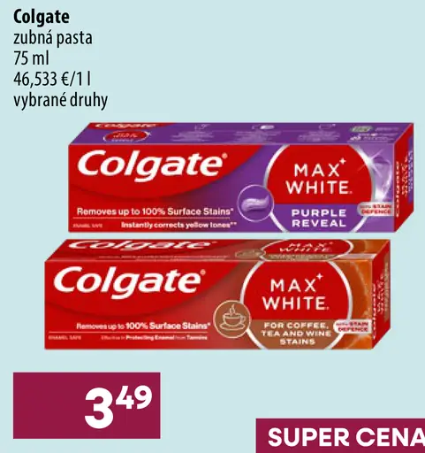 Colgate Max White Ultra Purple Reveal zubná pasta
