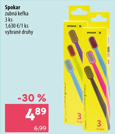 Spokar zubná kefka – vybrané druhy