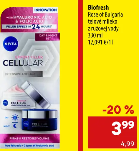 Biofresh Rose of Bulgaria telové mlieko z ružovej vody