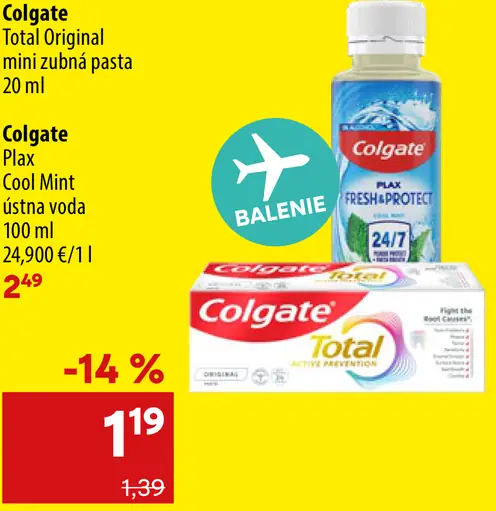 Colgate Total Original Mini zubná pasta