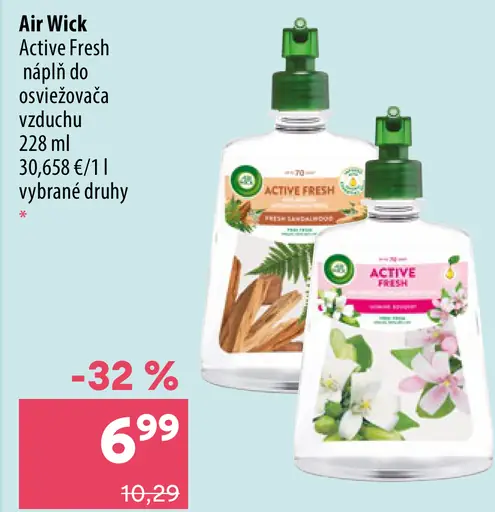 Air Wick Active Fresh náplň do osviežovača vzduchu