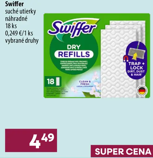 Swiffer náhrada suché utierky