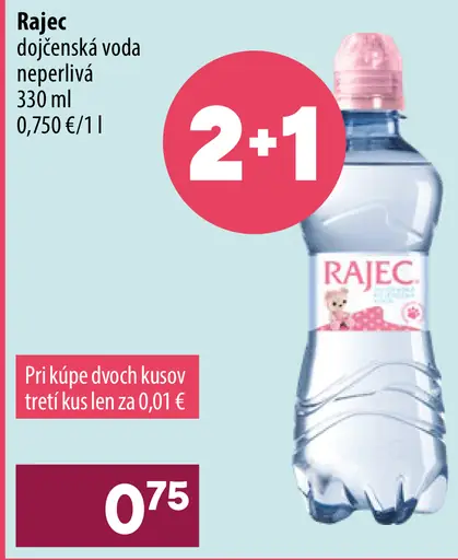 Rajec neperlivá voda