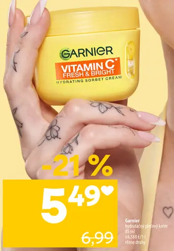 Garnier Vitamin C hydratačný pleťový krém